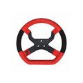 Aim MyChron5 Steering Wheel Red/Black 3-reikäinen