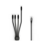 Aim ACC3 haaroitusjohto 4 kpl 719 analoginen, 3 kaapelia 50 cm + 1 kaapeli 100 cm