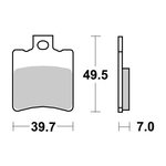 SBS Brakepads Ceramic (725HF)