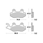 SBS Brakepads Ceramic (713HF)