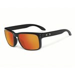 Oakley Holbrook Sunglasses matte black Lens  ruby iridium polarized