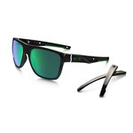 Oakley Sunglasses Crossrange XL Pol Black w/ Jade Irid