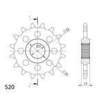 Supersprox / JT Front sprocket 1126.16