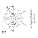 Supersprox / JT Front sprocket 1127.12