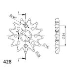 Supersprox / JT Front sprocket 1263.13