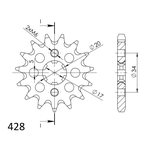 Supersprox / JT Front sprocket 1264.16