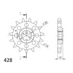 Supersprox / JT Front sprocket 410.14