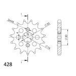 Supersprox / JT Front sprocket 417.15