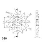 Supersprox / JT Front sprocket 438.14