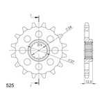 Supersprox / JT Front sprocket 444.16