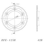 Supersprox / JT Rear sprocket 1258.54