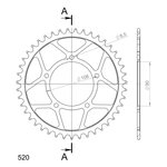 Supersprox / JT Rear sprocket 18.43