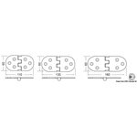 Osculati S.S Sarana 130x60 mm