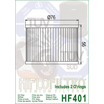 HiFlo öljynsuodatin HF401 (sis.2kpl o-reng.)