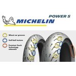 Michelin 180/55 ZR 17 M/C (73W) TL POWER 5 Rear