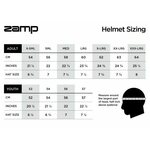 Zamp RZ 62 SNELL 2020 sininen/keltainen