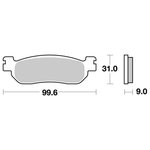 SBS Jarrupalat Sintered Taakse