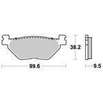 SBS Jarrupalat Sintered Taakse