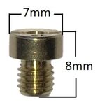 Pääsuutin, # 68 , Pyöreä, 5mm, Yhteensopiva: Dellorto