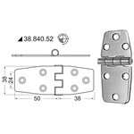 Osculati S.S Sarana 88x38 mm