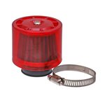 Air filter, Air-System, Red, Attachment Ø 38mm, Straight