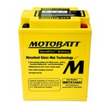MotoBatt Battery, MBTX14AU