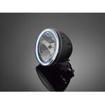 Highway Hawk Headlight with Led-Ring