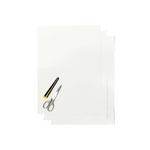 Blackbird Numerokilven tarra-arkki valkoinen 47x33cm (3kpl)