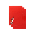 Blackbird Numerokilven tarra-arkki punainen 47x33cm (3kpl)