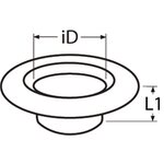 Aluslevy Niklattu 6.3mm 100pakk