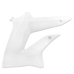 TNT-tuning TNT Radiator cover, Left, White, Derbi Senda 2010-