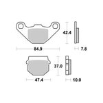 SBS Brakepads HM Scooter