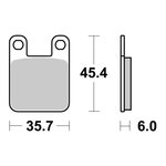 SBS Brakepads HM Scooter