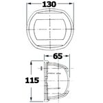 Osculati Kulkuvalo Maxi 20 RST 24V - valkoinen 225°