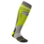 Alpinestars Socks MX Plus-1 Fluo Yellow/Gray S