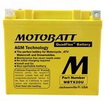 MotoBatt Battery, MBTX20U