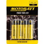 MotoBatt LR6 / AA 1.5V Alkaline battery (4pcs)