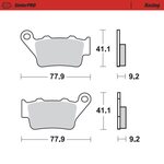 Moto-Master Brakepad Honda: XR 600, KTM 125-200-250-300-350-360-380-440