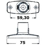 Osculati Valomasto EVOLED 360° 10cm White