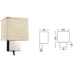Osculati Vertical mounting lamp chromed brass w/switch