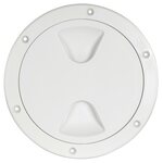 Osculati Inspection hatch screw lock white 102 mm