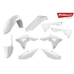 Polisport plastic kit CRF250 18-/CRF450 17- white