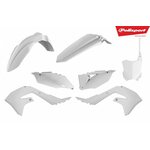 Polisport plastic kit KX450 19- White