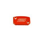 Scar Front Brake Reservoir Cover - Brembo Ktm Husaberg Orange color