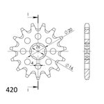 Supersprox / JT Front sprocket 546.13