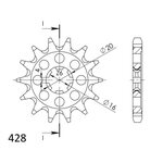 Supersprox / JT Front sprocket 555.14