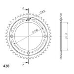 Supersprox / JT Rear sprocket 831.46