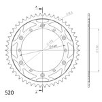 Supersprox / JT Rear sprocket 853.49