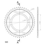 Supersprox / JT Rear sprocket 857.47