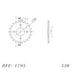 Supersprox / JT Rear sprocket 1795.22